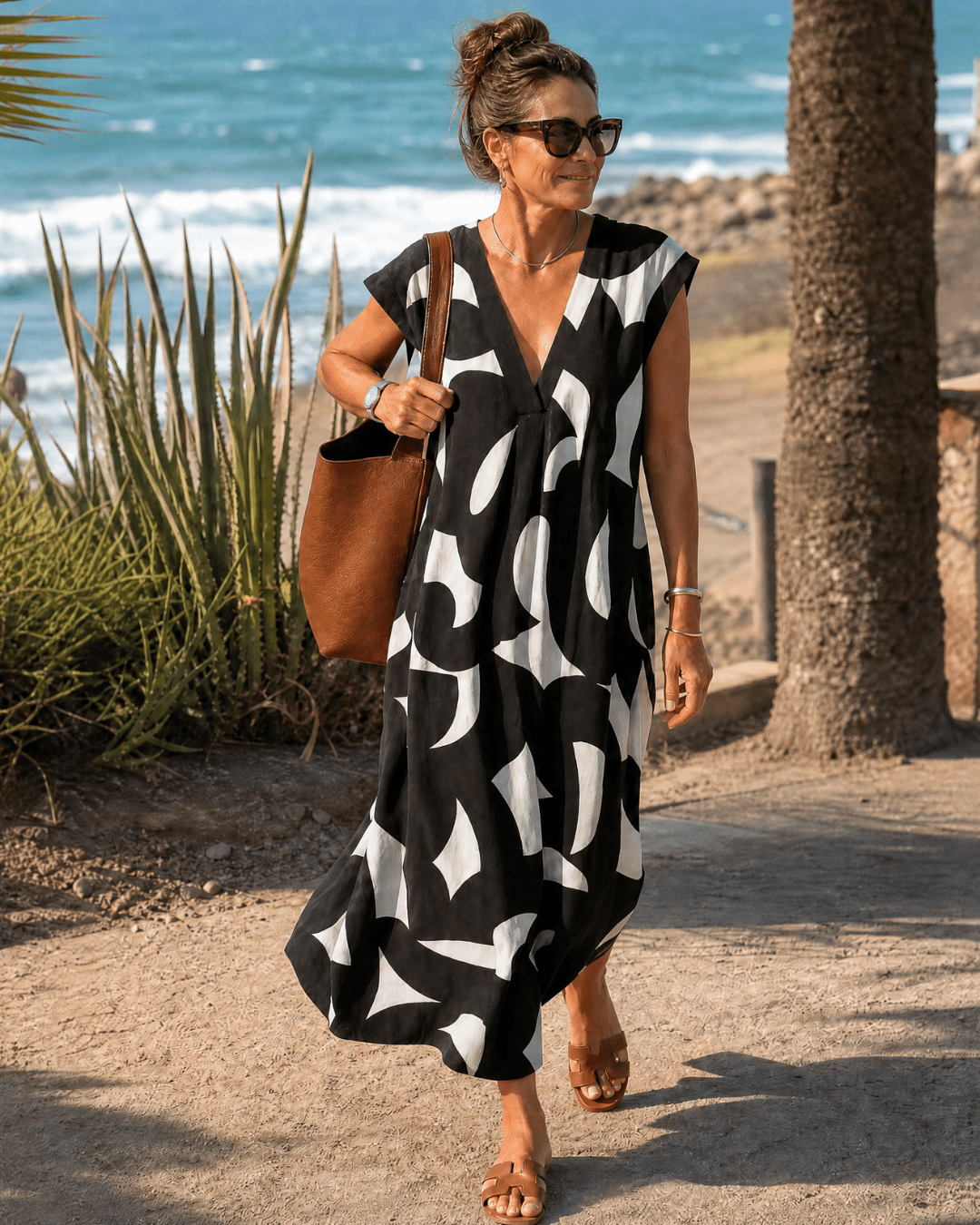Anna | Robe midi fluide