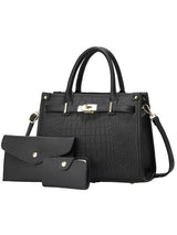 Bella Borsa - Sac à bandoulière en cuir crocodile