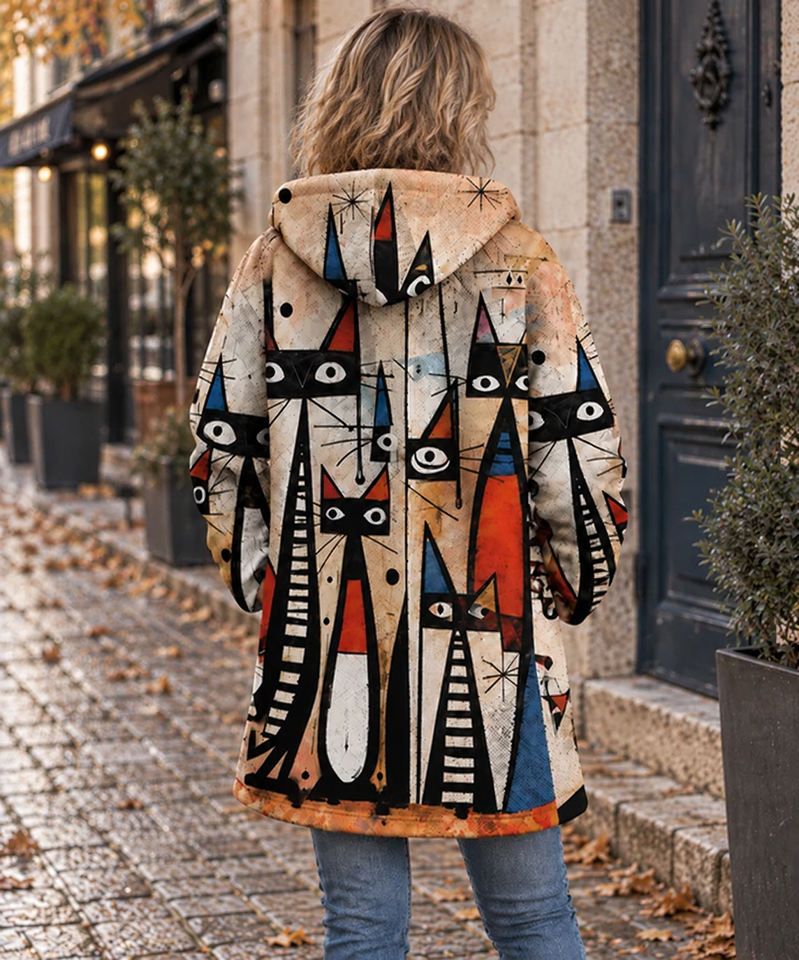 Colette | Veste à Motifs Vintage