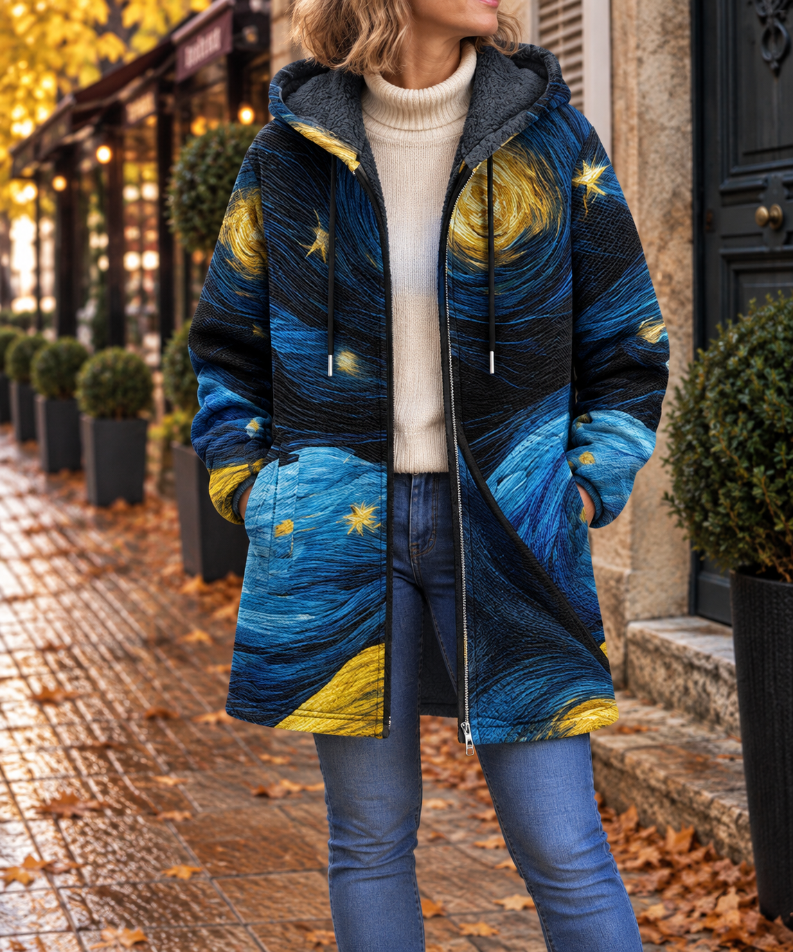Célestine | Veste à Motif Céleste