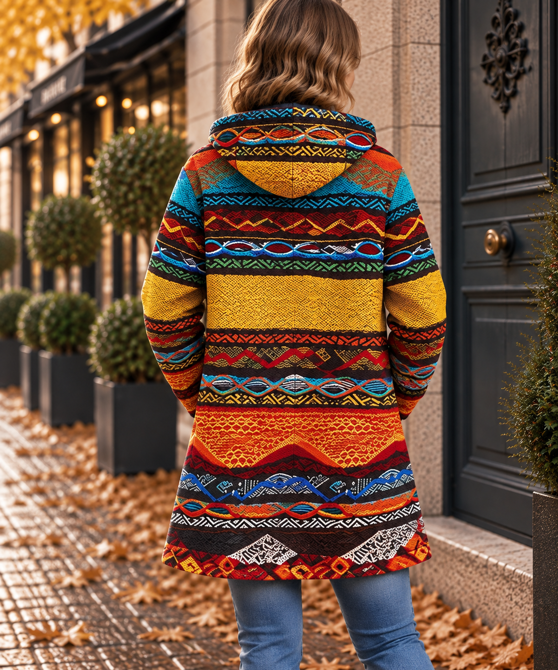 Clémence | Veste à Motifs Bohèmes