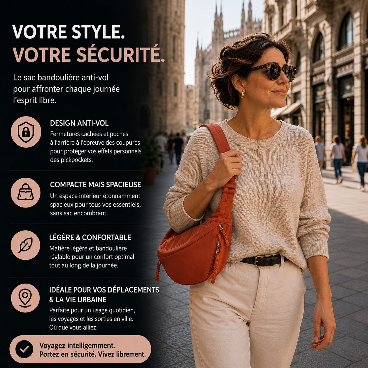 Margherita | Sac à Bandoulière Orange
