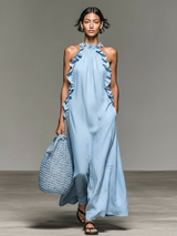 Margaux | Robe Maxi avec Poches