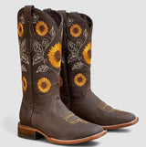 Savannah | Bottes Western Brodées de Fleurs