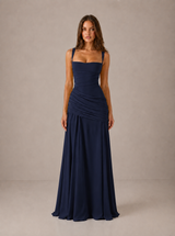 Séréna™ | Robe longue élégante à encolure carrée